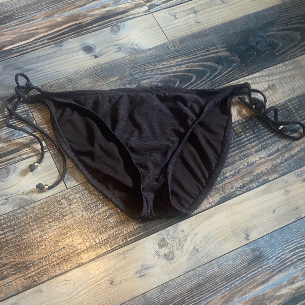NWOT Mossimo Supply Co. Dark Brown Bikini Bottom with tie sides
